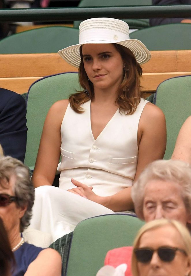 Emma Watson - 2018 Wimbledon Tennis Championships in London