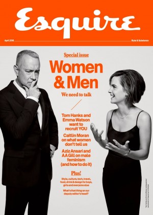 Emma Watson and Tom Hanks - Esquire UK Magazine (April 2016)