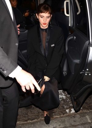 Emma Watson at Poppy for a Golden Globes After Party in LA