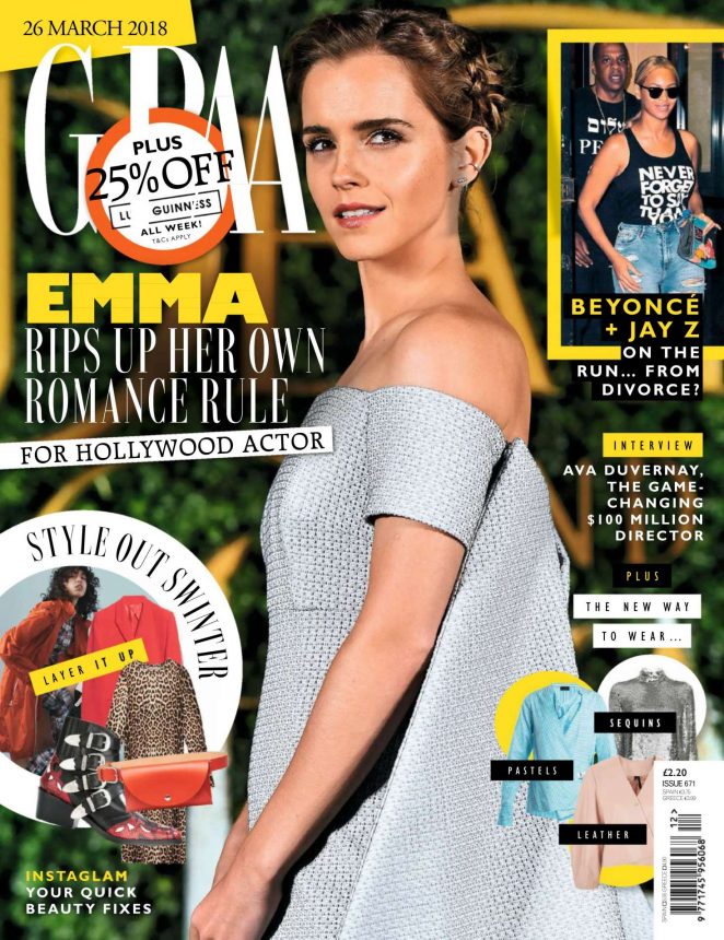 Emma Watson - Grazia UK Magazine (March 2018)