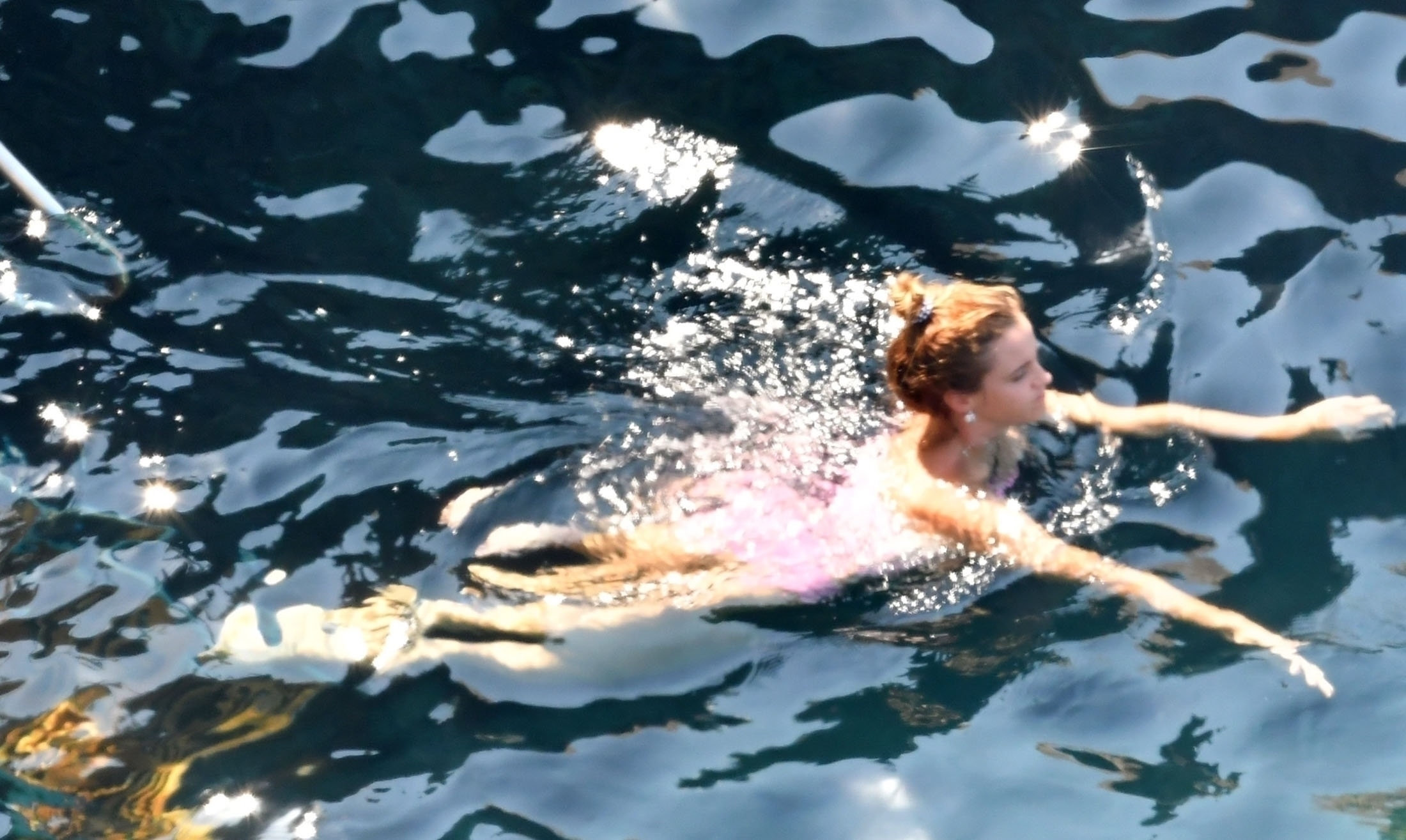 Emma Watson 2020 : Emma Watson - In Pink bikini in Positano - Italy (hq)-.....