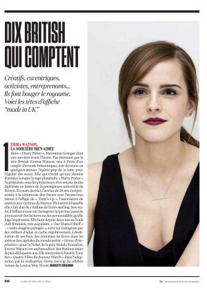 Emma Watson - L’Obs Magazine (November 2018)