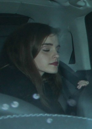 Emma Watson - Leaving the Chiltern Firehouse in London