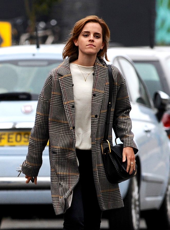 Emma Watson out and about in London