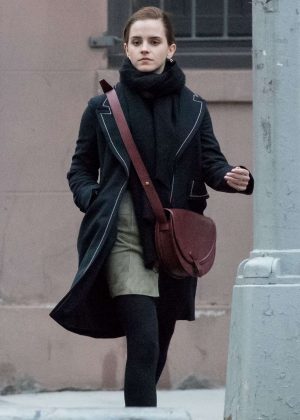 Emma Watson out in East Village
