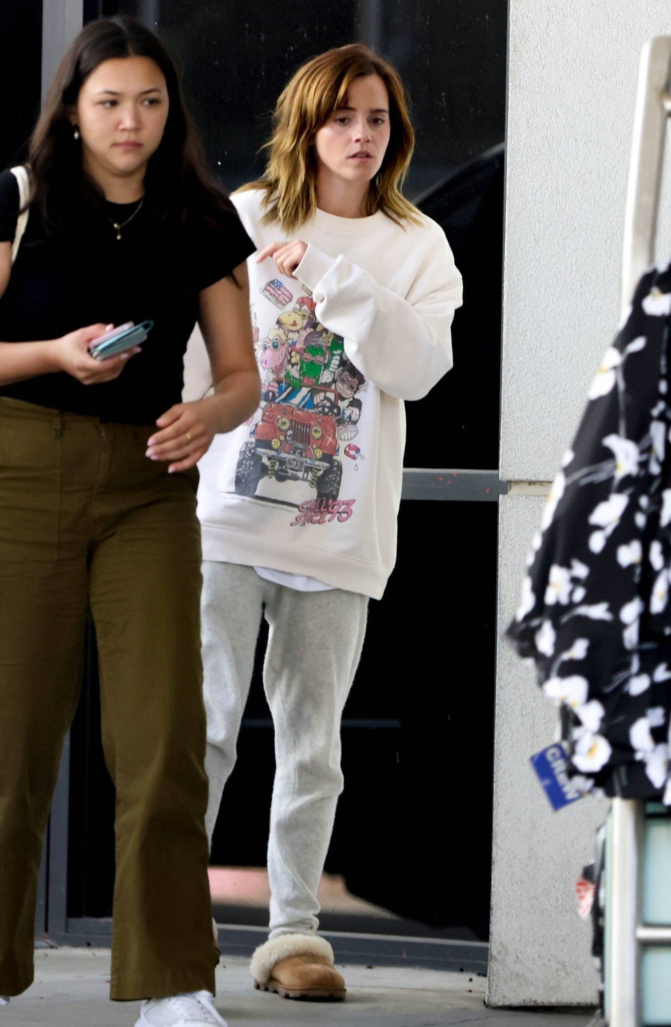 Emma Watson - Seen at airport in Van Nuys - California