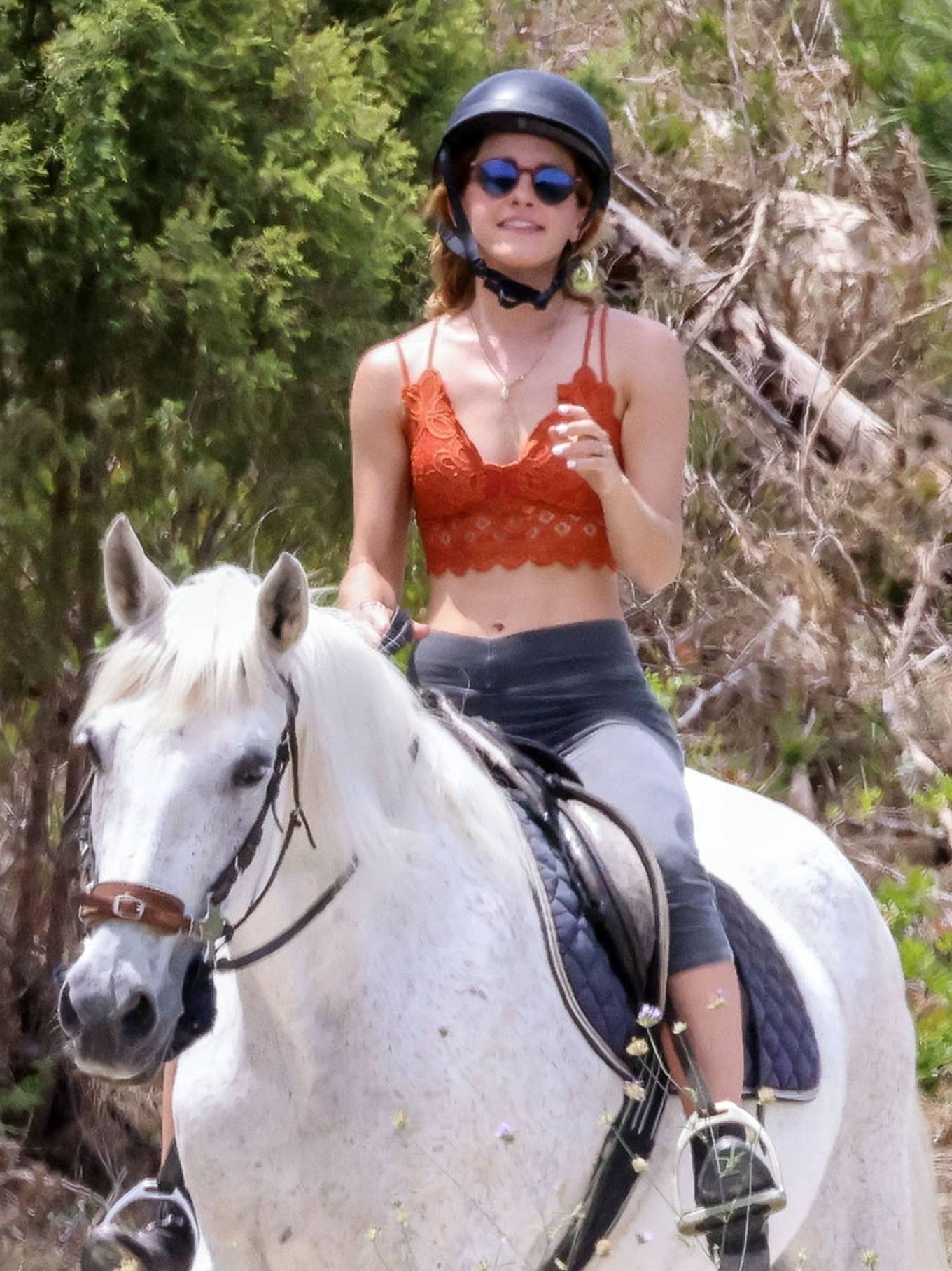 Emma Watson 2022 : Emma Watson – Spotted while riding a Horse in Ibiza-08