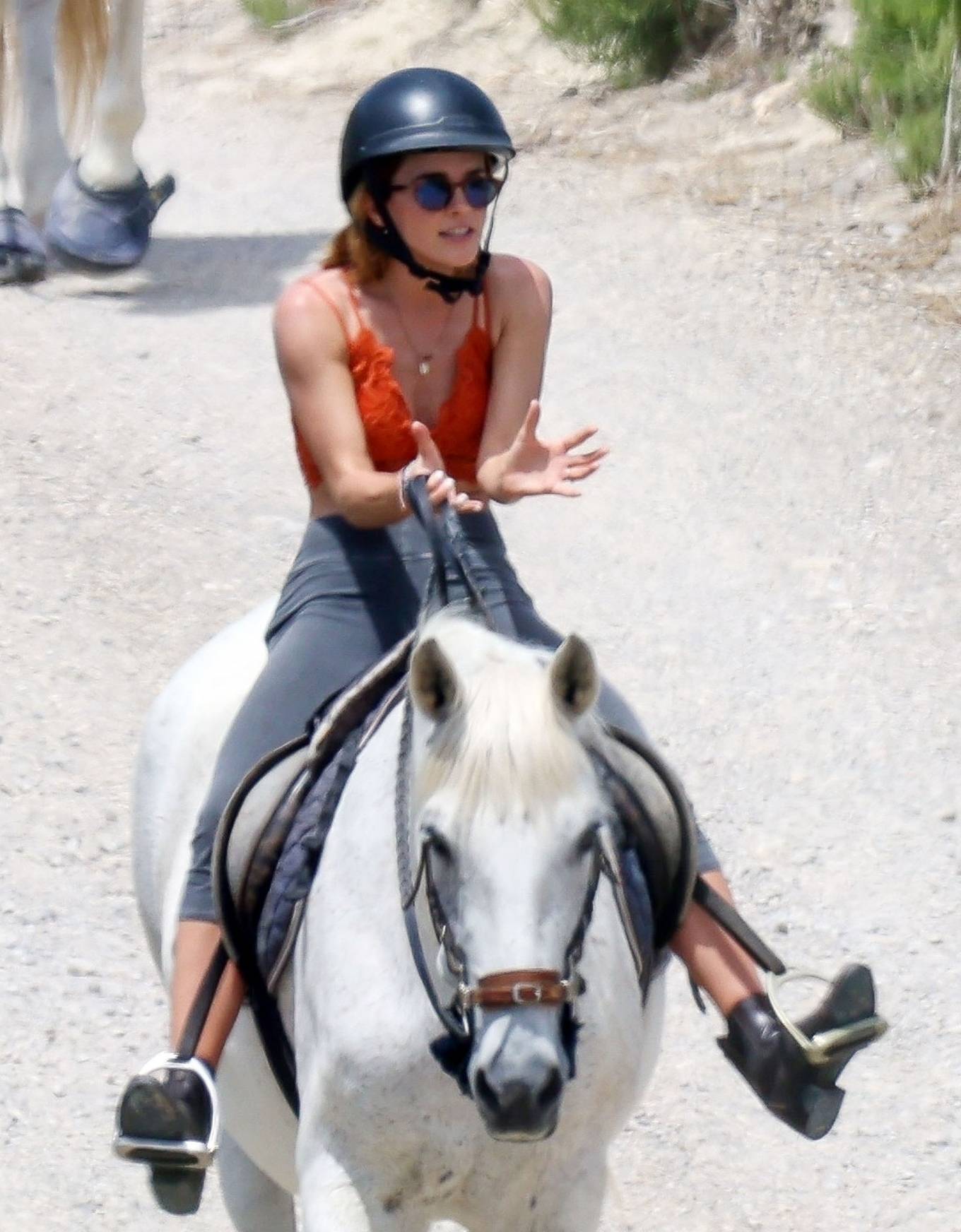 Emma Watson 2022 : Emma Watson – Spotted while riding a Horse in Ibiza-11