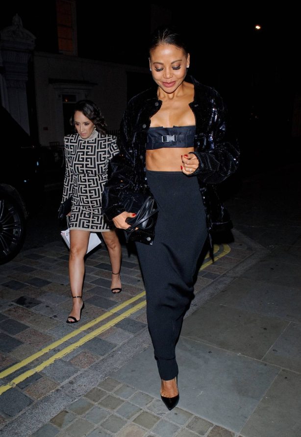 Emma Weymouth - Janette Manrara night out at the Chiltern Firehouse in London