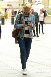 Emma Willis - Arrives at The One Show in London