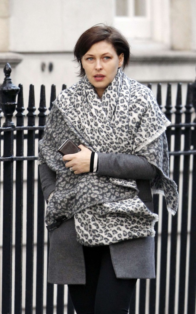 Emma Willis out in Marylebone