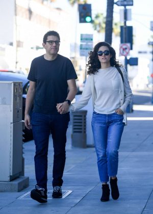 Emmy Rossum and Sam Esmail - Out in Beverly Hills