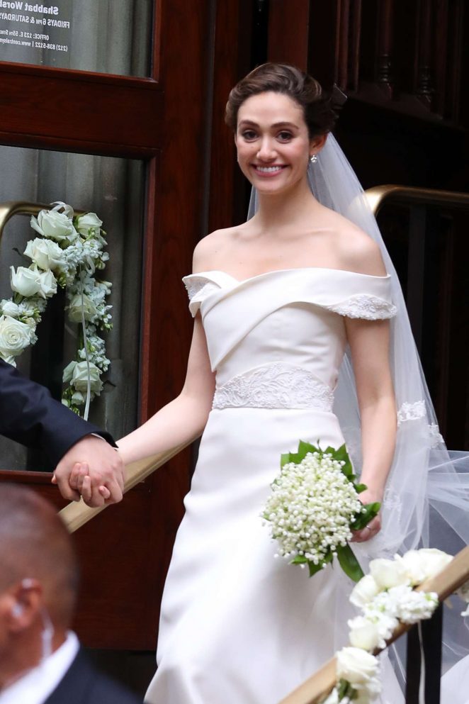Emmy Rossum marries Sam Esmail in New York City