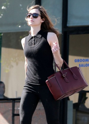 Emmy Rossum in Tight Pants Out in West Hollywood