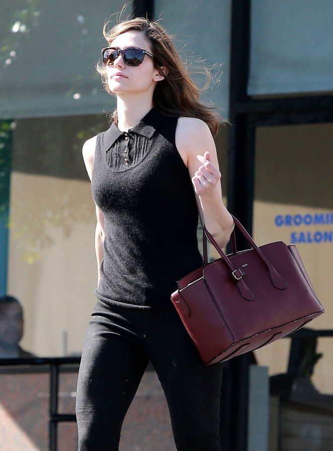 Emmy Rossum in Tight Pants Out in West Hollywood