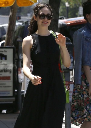 Emmy Rossum - Out for lunch in Pasadena