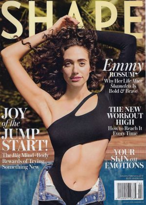 Emmy Rossum - Shape Magazine Cover (January /February 2019)