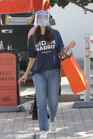 Emmy Rossum - Shopping candids in Beverly Hills