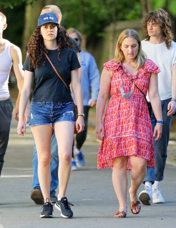 Emmy Rossum - Spotted In Central Park