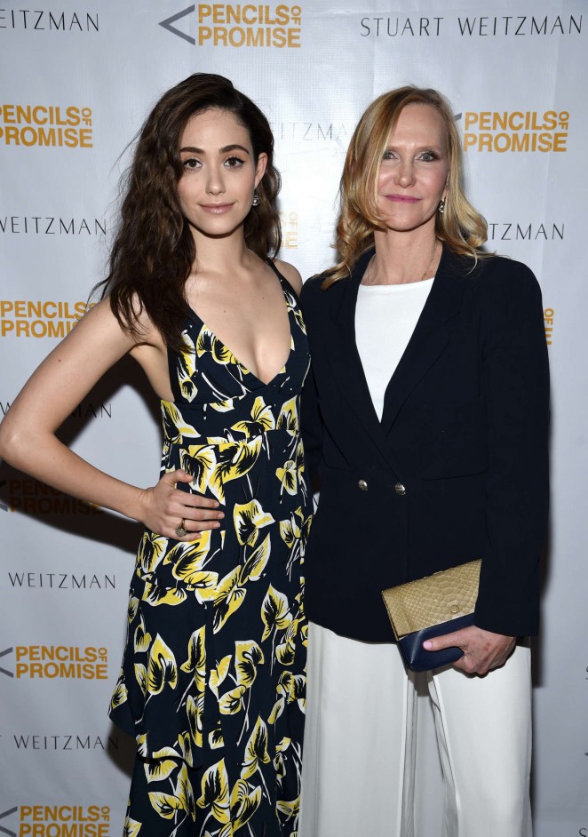 Emmy Rossum - Stuart Weitzman Partnership Launch with Pencils of Promise in NYC