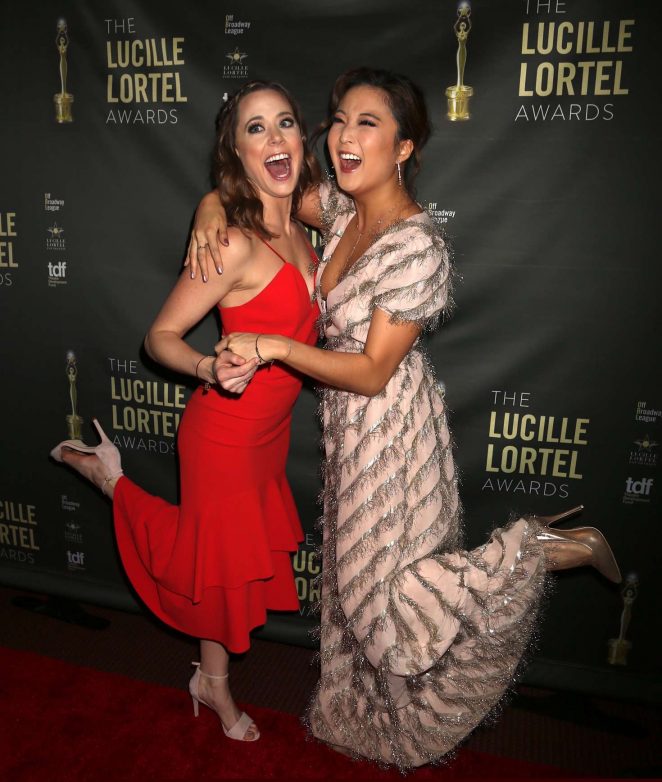 Erika Henningsen and Ashley Park - 2018 Lucille Lortel Awards in New York