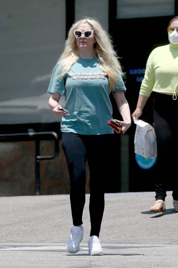 Erika Jayne - Seen wearing a 'Billionaire Boys Club' t-shirt while out in Los Angeles
