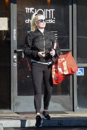Erika Jayne - Seen with a trainer in Los Angeles