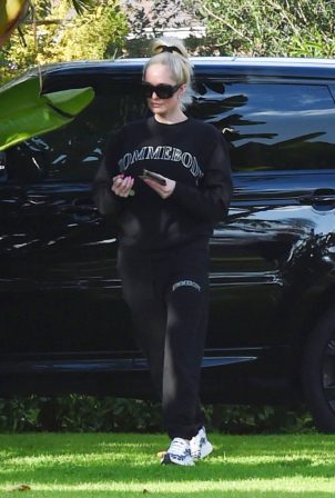 Erika Jayne - Steps out for her daily workout session in Los Angeles