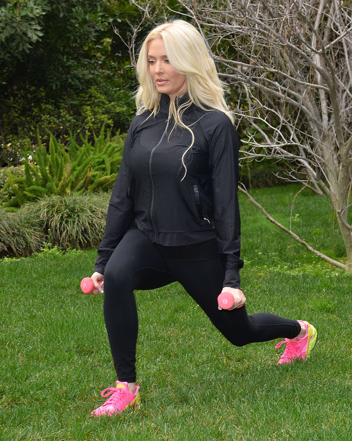 Erika Jayne - Works Out at at Park in Beverly Hills