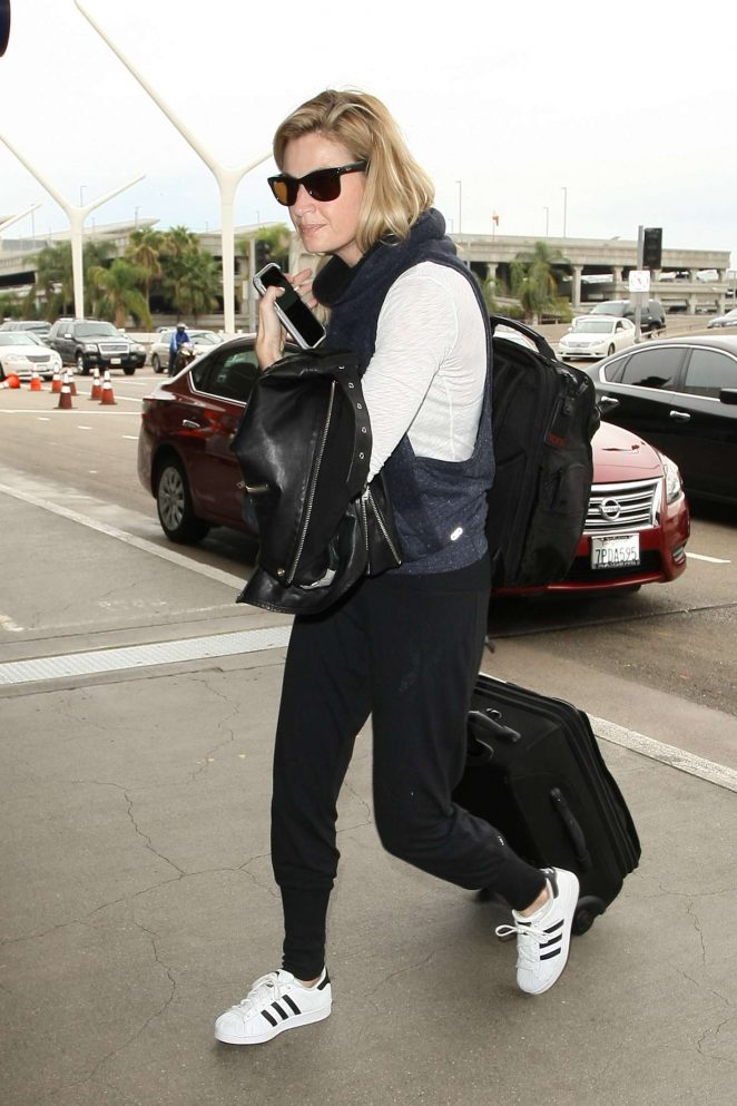 Erin Andrews at LAX Airport in Los Angeles