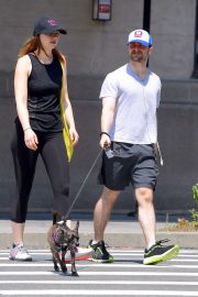 Erin Darke and Daniel Radcliffe - Out and about in New York City