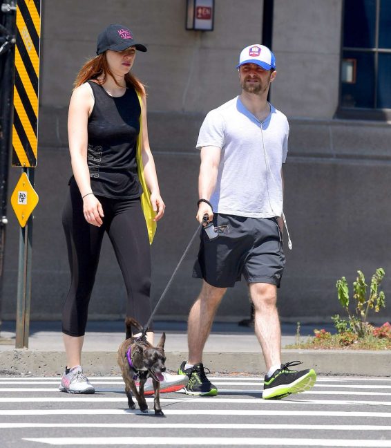 Erin Darke and Daniel Radcliffe - Out and about in New York City