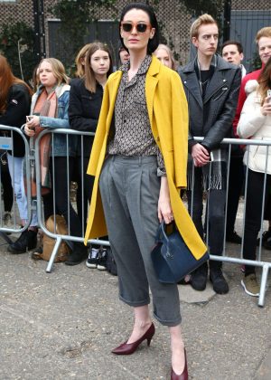 Erin O'Connor - Topshop Unique Show at 2017 LFW in London