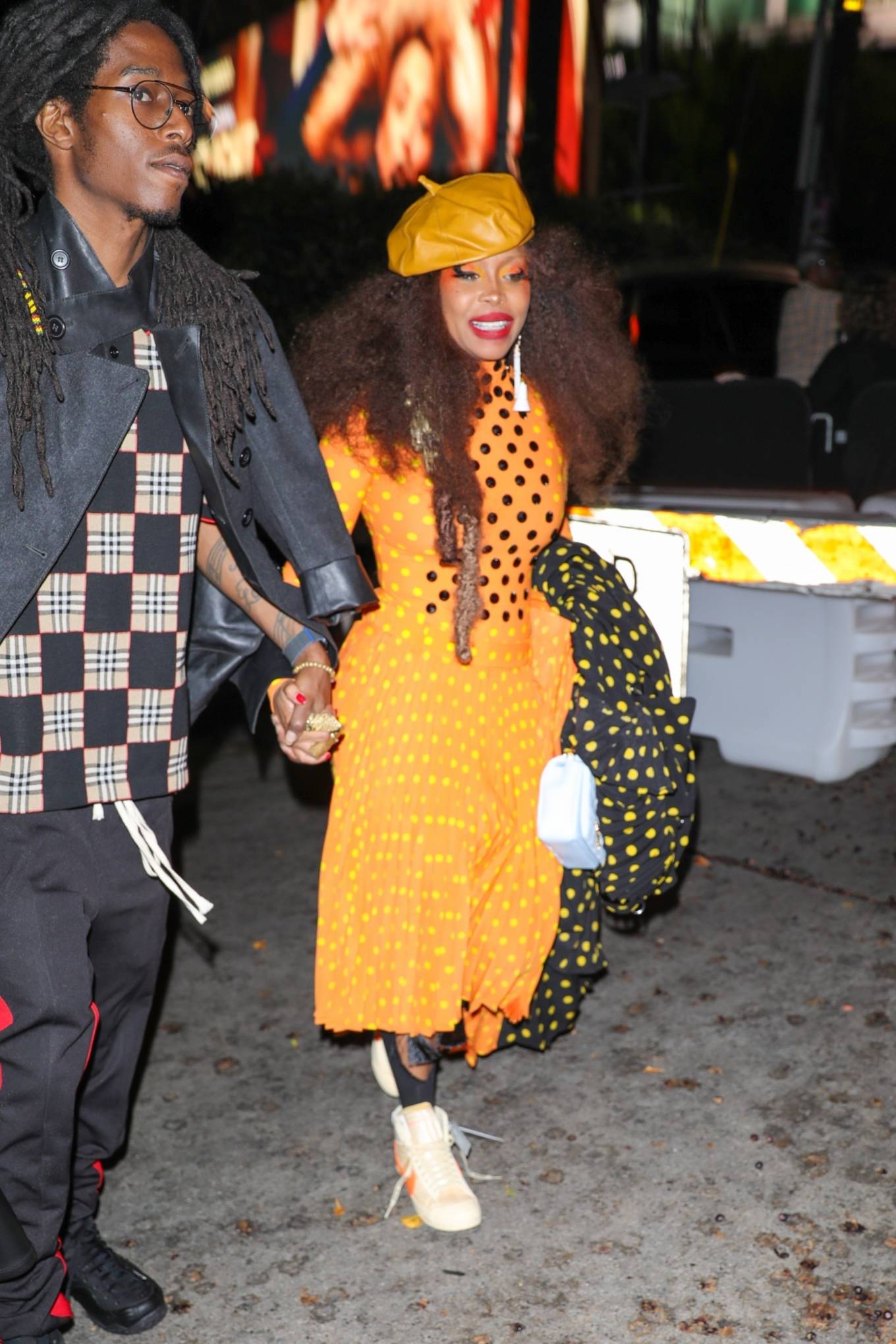 Erykah Badu - Attends a Burberry party in Los Angeles