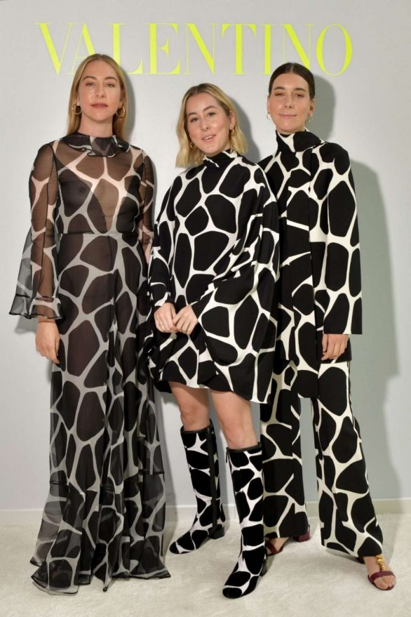 Este, Danielle and Alana Haim - Valentino Womenswear SS 2020 Show at Paris Fashion Week