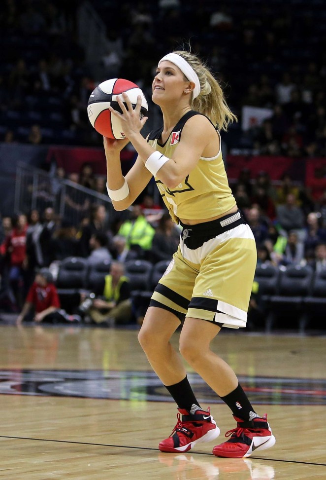 Eugenie Bouchard - NBA Celebrity All-Star Game in Toronto