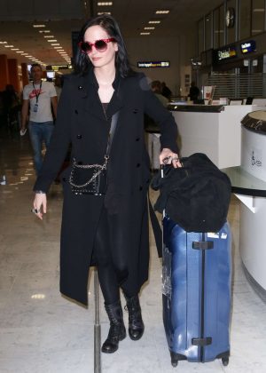 Eva Green Arrives at Nice Airport in Cannes