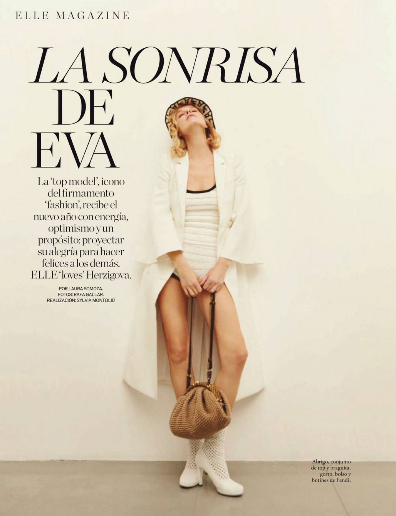 Eva Herzigova – Elle Magazine (Spain – January 2021)