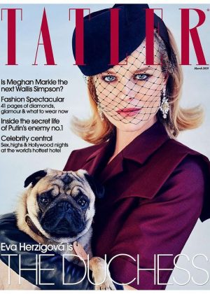 Eva Herzigova - Tatler UK Magazine (March 2019)