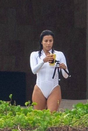 Eva Longoria - In a bikini on vacation in Cabo San Lucas