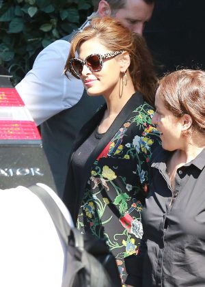 Eva Mendes out in West Hollywood