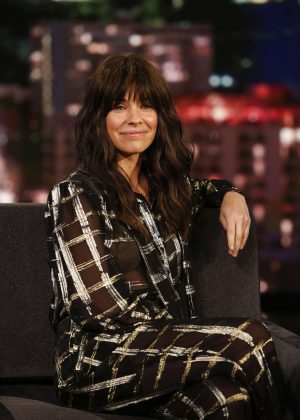 Evangeline Lilly - Visits 'Jimmy Kimmel Live!' in Los Angeles