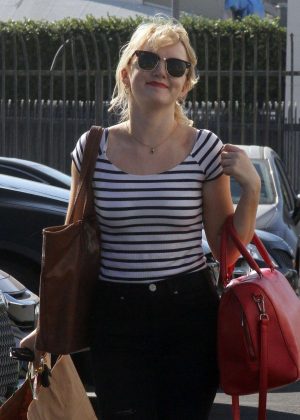 Evanna Lynch - Arriving at the dance studio in Los Angeles