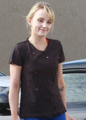 Evanna Lynch - Heads for Dancing With The Stars in Los Angeles