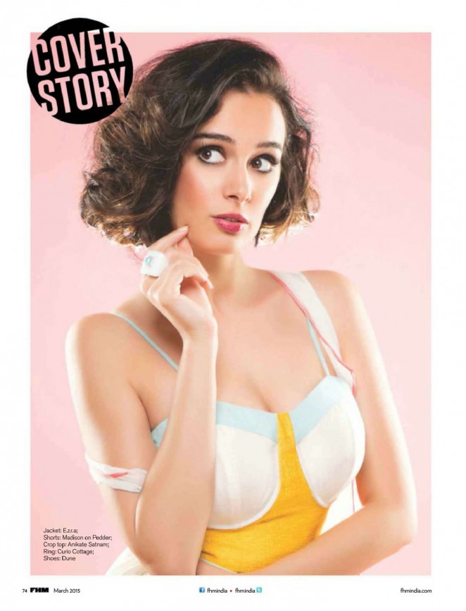 Evelyn Sharma - FHM India Magazine (March 2015)