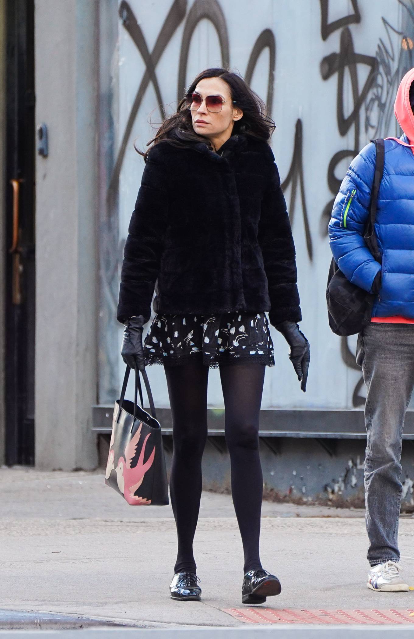 Famke Janssen - out and about in New York City
