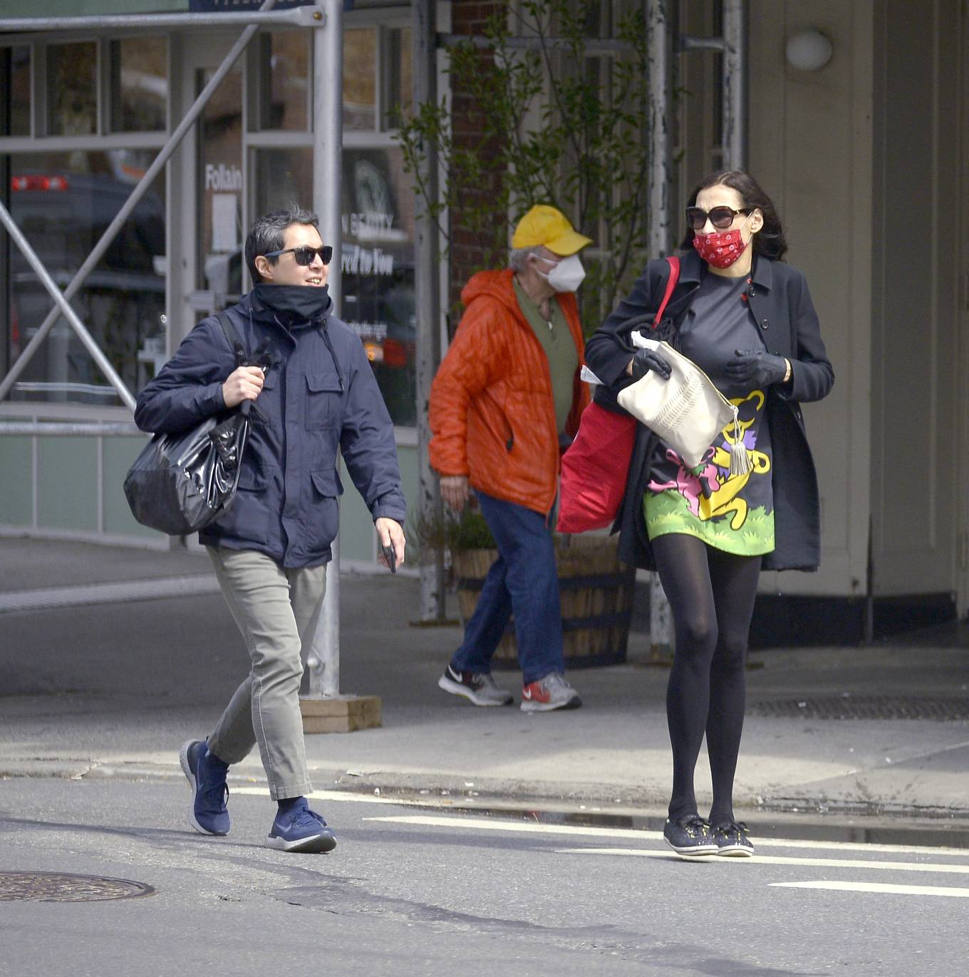 Famke Janssen â€“ Out on a Stroll in New York City