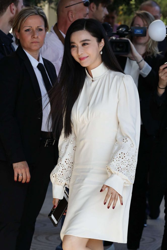 Fan Bingbing - Arriving at the Martinez Hotel in Cannes