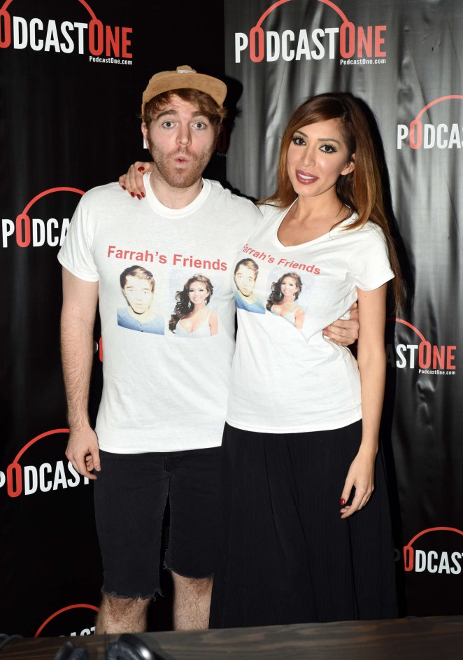 Farrah Abraham at Interviewing Shane Dawson for her podcast radio show in Los Angeles
