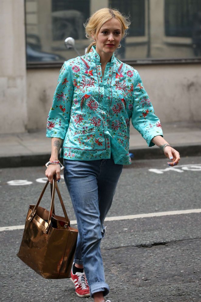 Fearne Cotton Arrives at the BBC Radio 2 studios in London